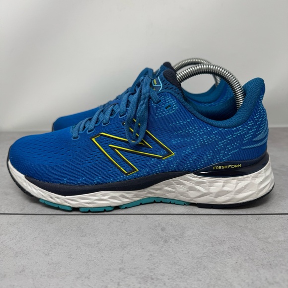 New Balance Other - New Balance Men's Fresh Foam 880 Blue & Yellow Athletic Shoes Size 7.5